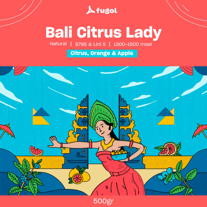 

Bali Citrus Lady (500 Gr) Single Origin Specialty Coffee
