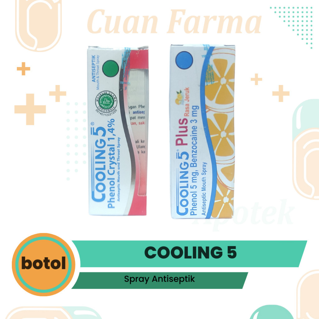 COOLING 5 MERAH / COOLING 5 PLUS ORANGE