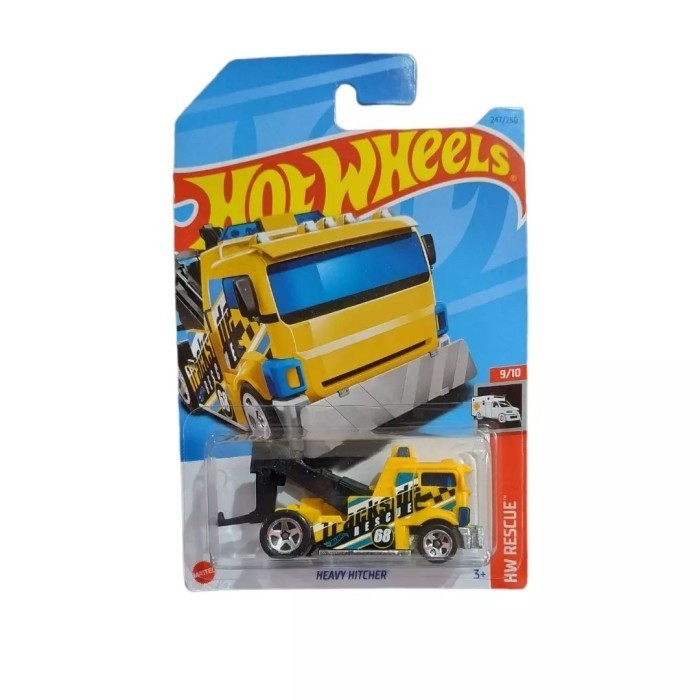 HOT WHEELS TRUCK DEREK HEAVY HITCHER CHROME TOWING