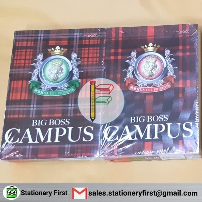 

Buku Tulis Big Boss Campus 50 Lembar 10 Buku TMS