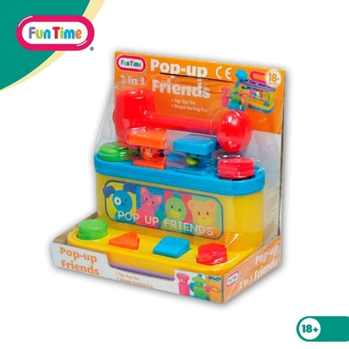 Aknam Funtime Pop Up Friends / Mainan Bayi / Hadiah Anak / Mainan Edukasi