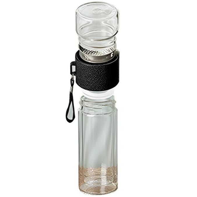 Botol Minum Teh Penyaring Kaca | Tumbler Teh Kopi Kaca |Teapot Infuser