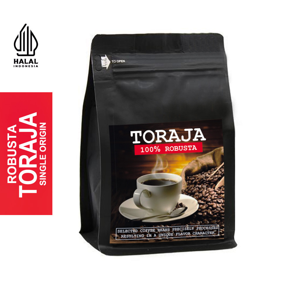 

Kopi Toraja Robusta 100 Gram - Biji/Bubuk - Kopi Sulawesi Robusta Premium Coffee