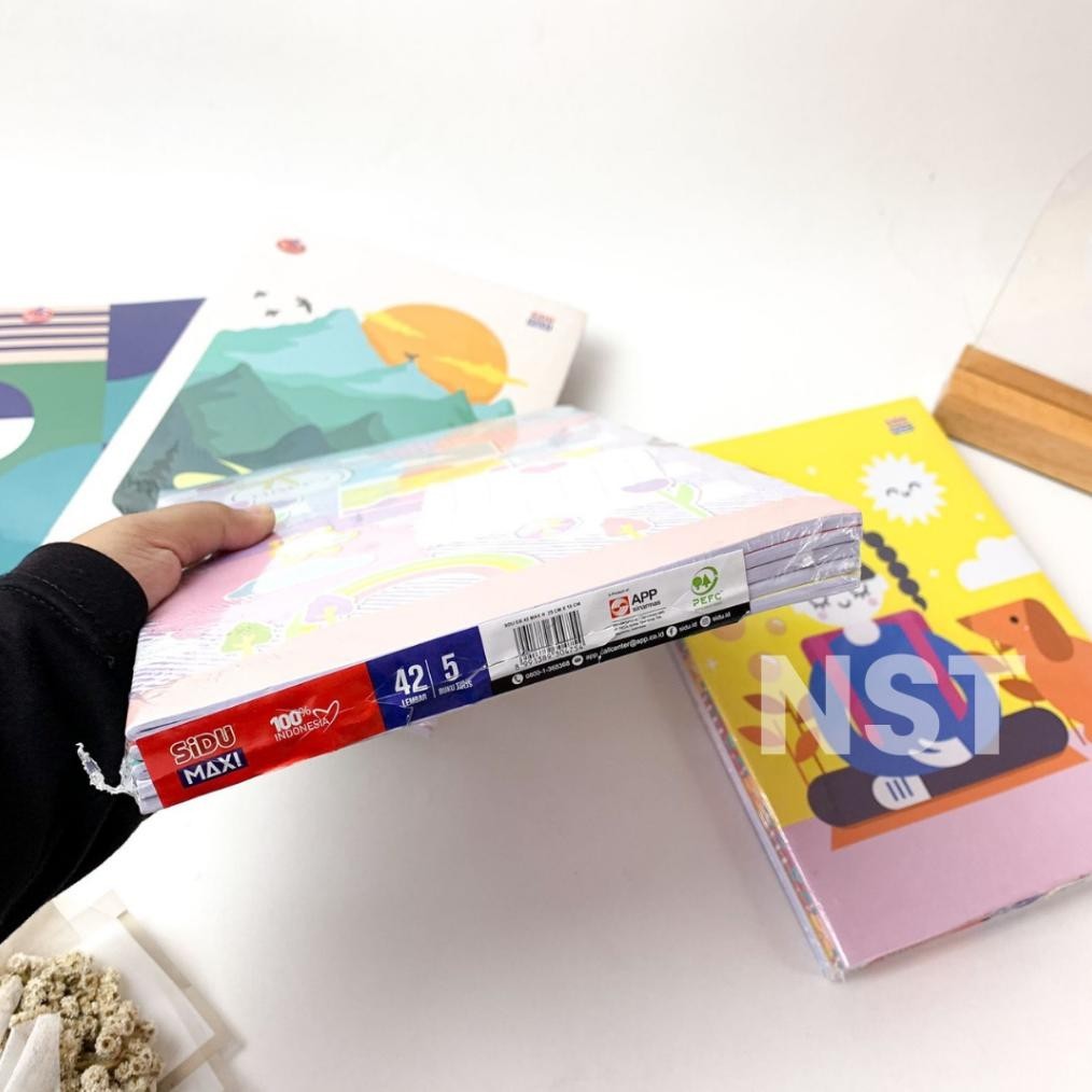 

BUKU TULIS SIDU MAXI 42 ISI 5PCS SIDU ORIGINAL PRODUK