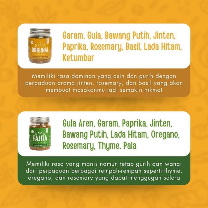 

Bundle Original&Fajita DryRub SpiceLab Bumbu Marinasi Kering Serbaguna TB