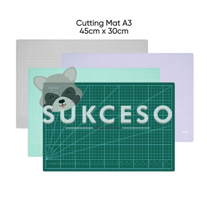

Terlaris Joyko Cutting Mat CM-A3CO / Alas Potong Ukuran A3 Pastel Color SALE