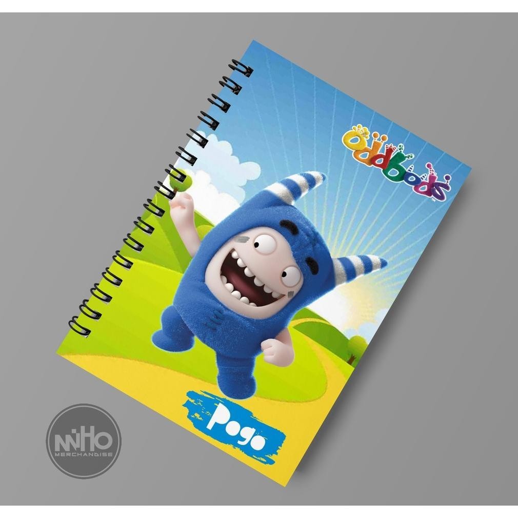 

NOTEBOOK ODDBODS POGO / HARDCOVER / 60 LEMBAR / BERGARIS TERLARIS