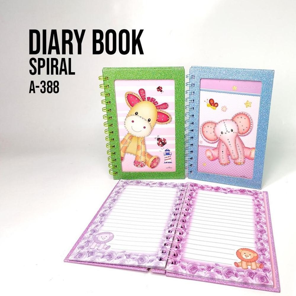 

NOTE BOOK SPIRAL A5 ANIMAL / 50LEMBAR / DIARY SPIRAL A388 COD