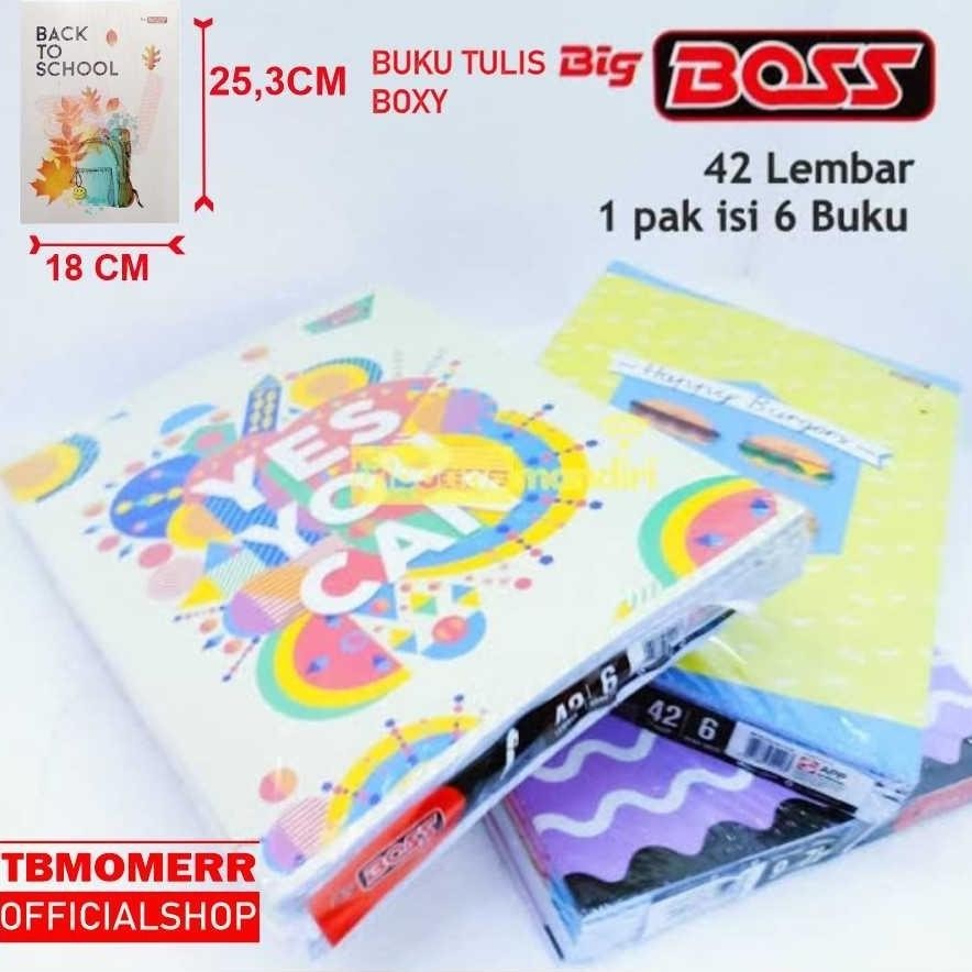 

BUKU TULIS BIG BOSS ISI 6PCS COD