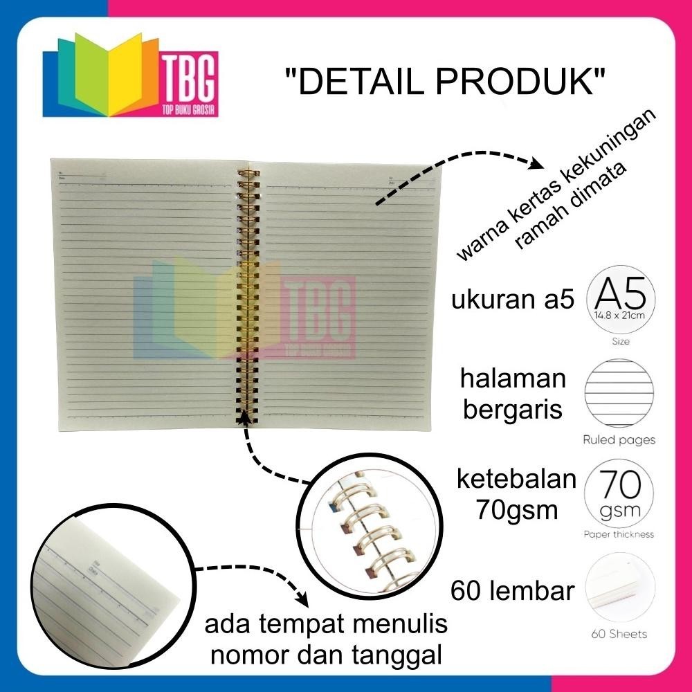 

1PCS NOTEBOOK A5 NB-711 MEMORIES JOYKO/ AGENDA/ BUKU CATATAN/ BOOK SPIRAL/ DIARY (R-4024) TERLARIS