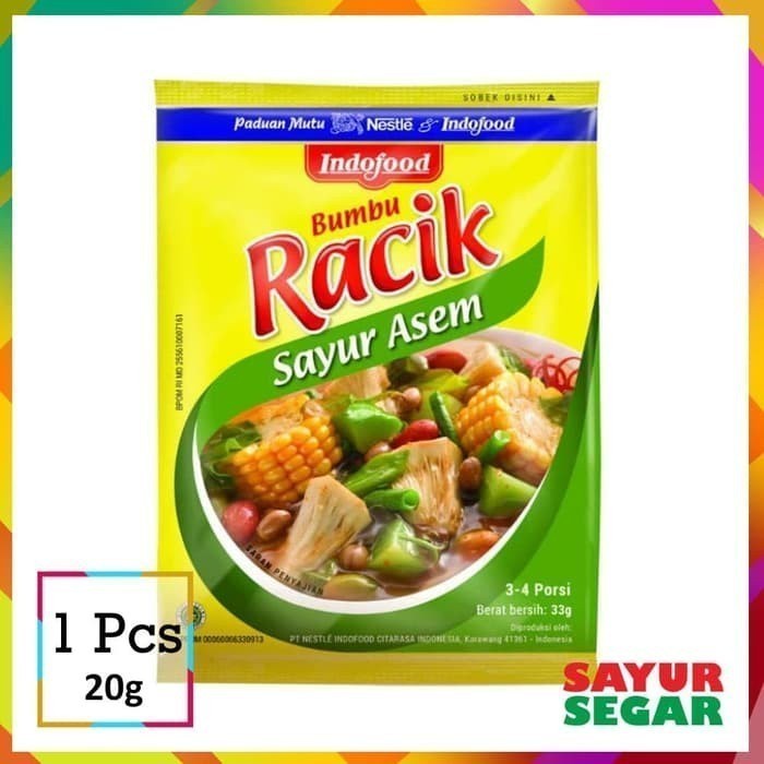 

Bumbu Racik Sayur Asem [1 Pack, 20G]