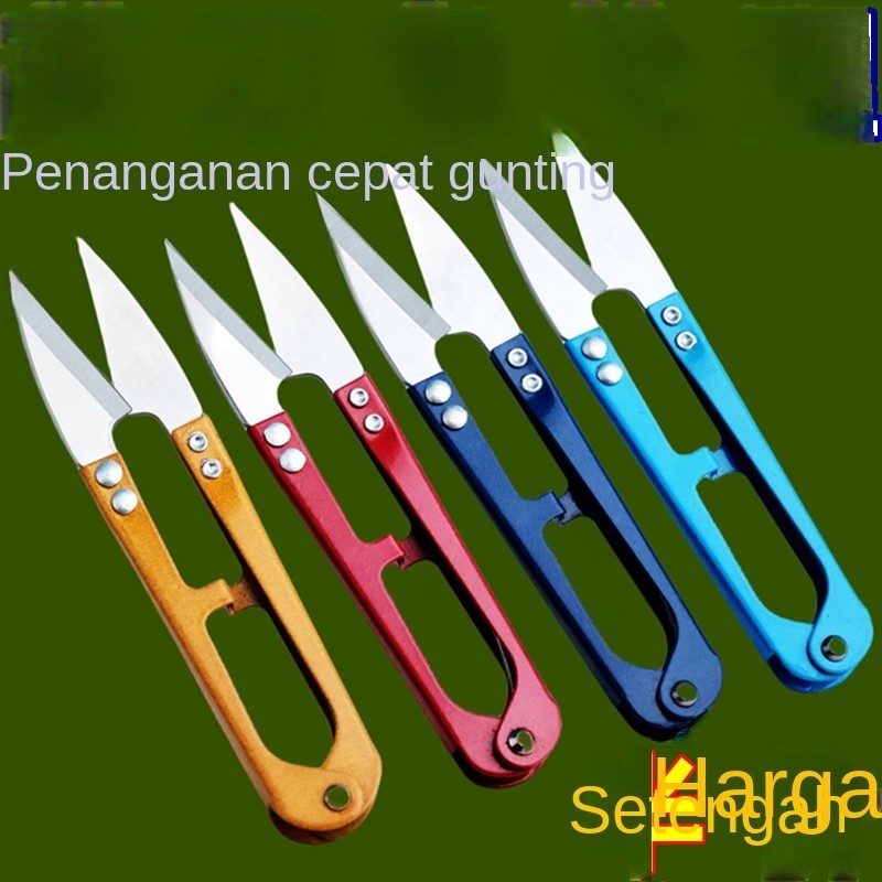 

Gunting Kecil Baja Karbon, Benang Longgar Pemotong Buatan Tangan