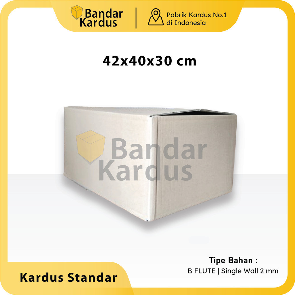 Kardus Standar | Box Packing Multifungsi Uk 42x40x30 cm 10 pcs