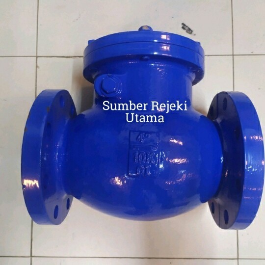 SWING CHECK VALVE CAST IRON FLANGE JIS10K 4"INCH