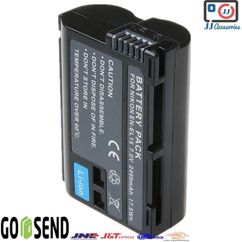 [BARU] Battery Baterai Kamera Nikon EN-EL15 V1 / D600 / D800 / D800E / D7000 / D7100
