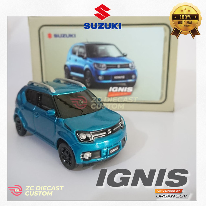 Cabre Diecast Mobil Suzuki Ignis Skala 1:43. Miniatur Ignis, Replika Ignis.