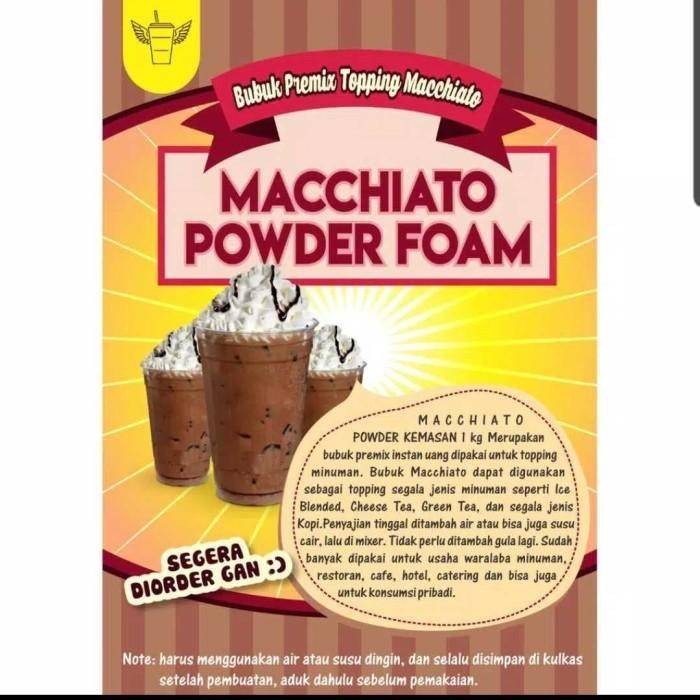

Topping Machiato Foam Powder Terlaris 1Kg