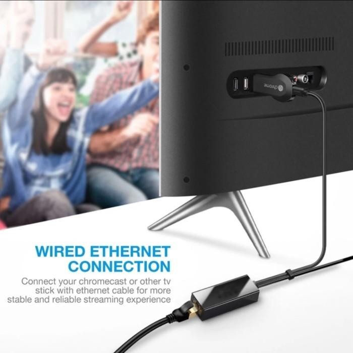 Avpro Avq099 Ethernet Rj45 Adapter F Chromecast & Firetv Stick 100Mbps