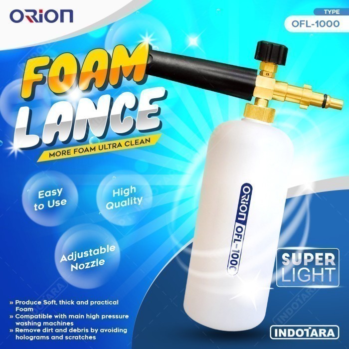 Foam Lance Snow Wash Jet Cleaner Orion Ofl1000