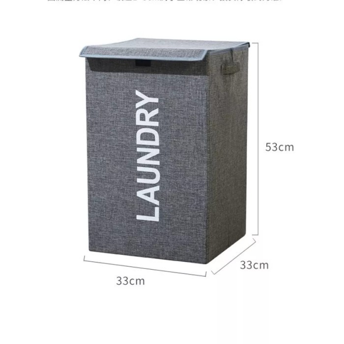 Laundry Bag Keranjang Cucian Baju Kotor Kotak Keranjang Baju Pakaian