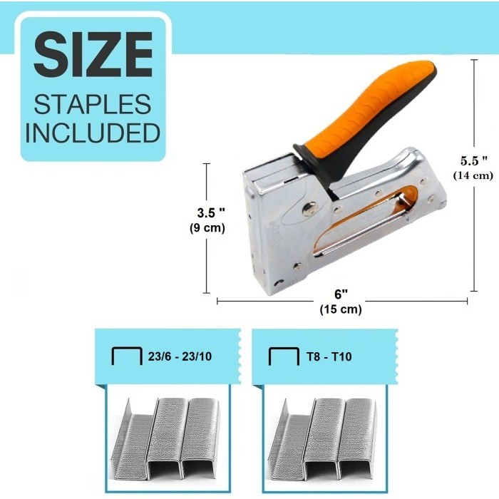 

Stapler Tembak Gun Tacker / Guntacker Kangaro TS 623 K01