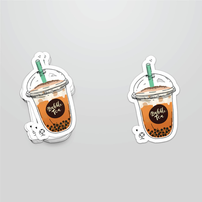 

STICKER PACK BUBBLE TEA BOBBA STICKER TUMBLER STIKER LAPTOP KOPER HELM K01