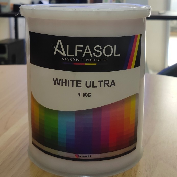 

Alfasol White Ultra 1 Kg, tinta sablon plastisol K01