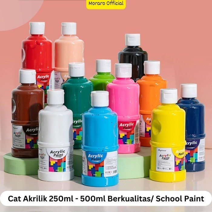 

Acrylic Paint Set Cat Akrilik 250ml/ Cat Lukis Serbaguna Berkualitas K01