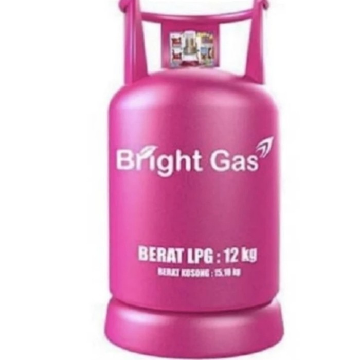 TABUNG GAS BRIGHT 12KG +ISI TABUNG PINK 12KG