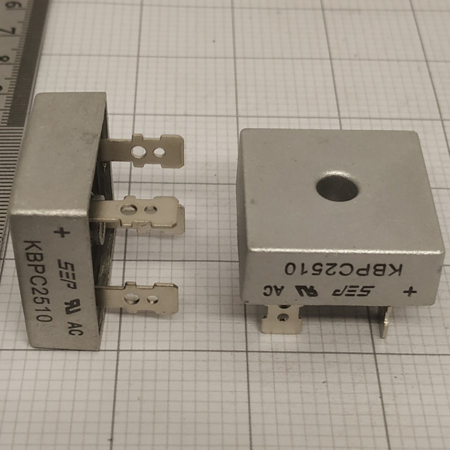 Bridge Dioda 2510 25A SEP / Dioda Bridge Kiprok 2510 / Dioda KBPC 2510 Harga untuk=5pcs