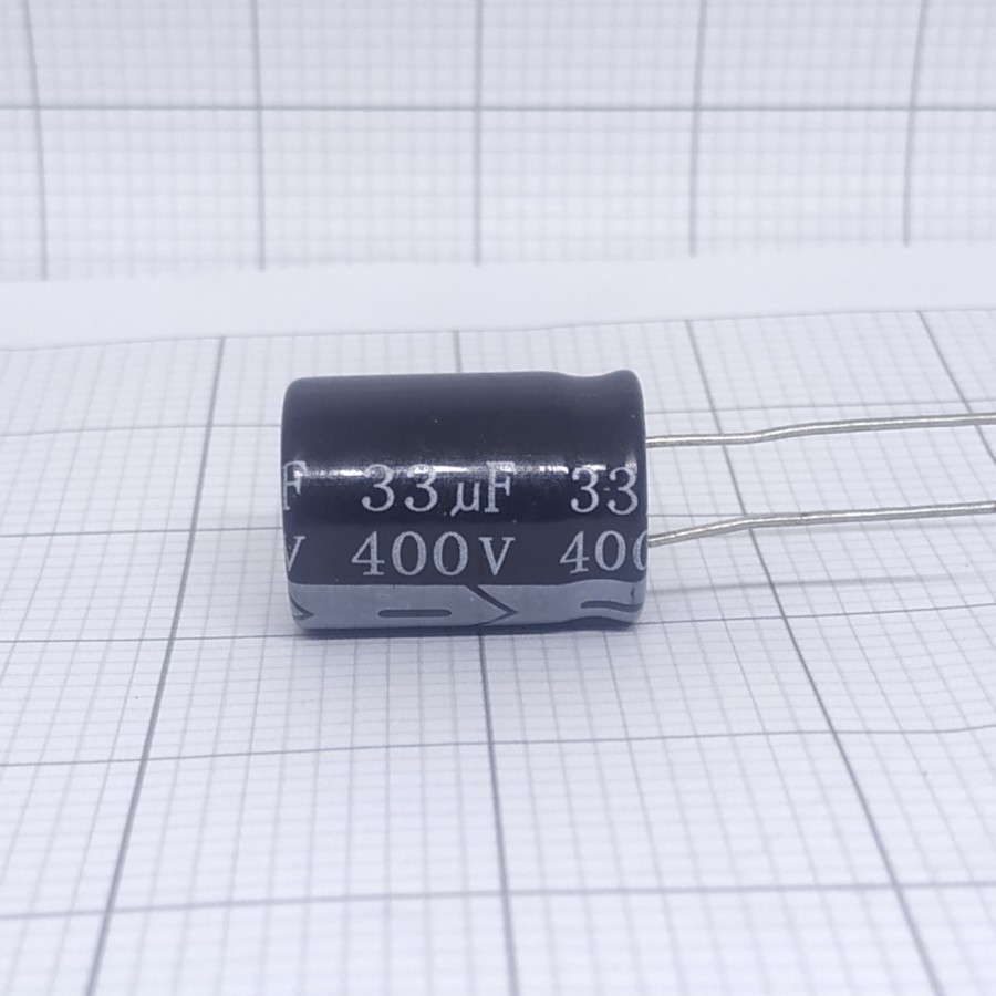 Elco 33uf 400v / Kapasitor Elco 33uf 400v / Elco 33 - 400V WJ