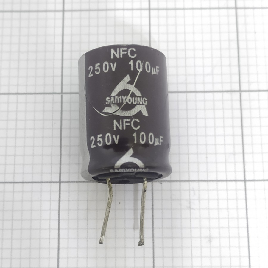 Elco 100uf 250v / Kapasitor 100uf 250v / Elco 100 - 250V