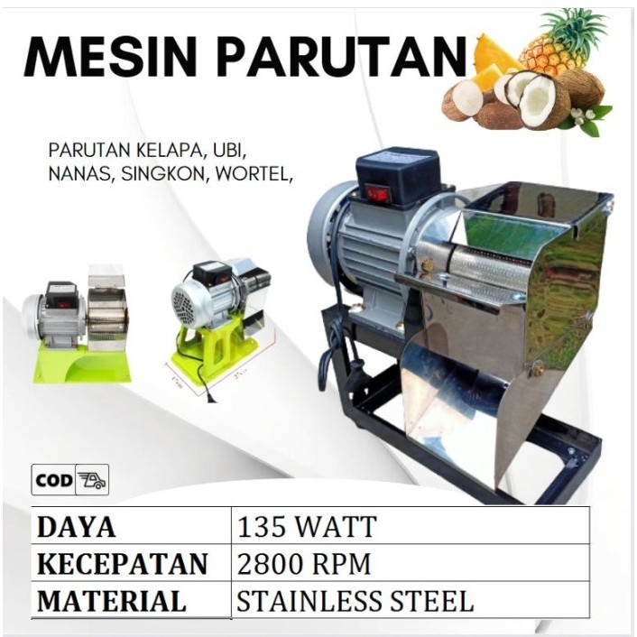 Parutan Singkong Stainless Mesin Parutan Kelapa Mesin Parutan