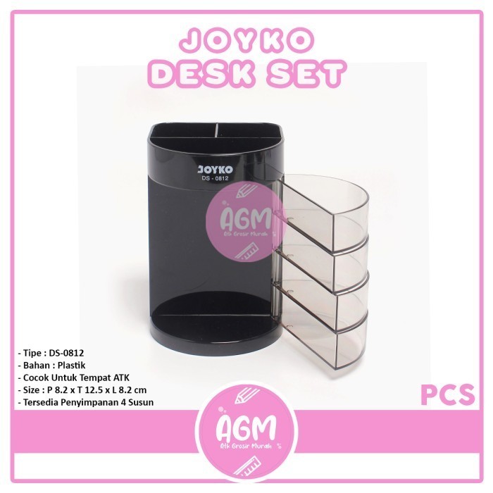 

Desk Set Joyko DS-0812 / Tempat Pensil Meja Joyko DS-0812