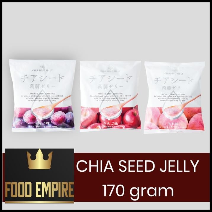 

Wakashou Chia Seed Jelly 170 Gram | Chiaseed Konnyaku Jeli