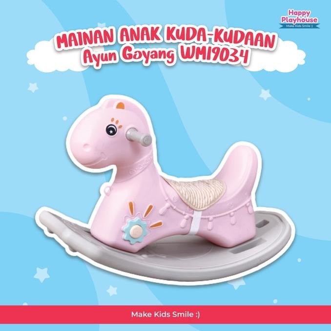ROCKING HORSE KUDA / KUDA KUDAAN AYUN GOYANG PLASTIK / WM19034