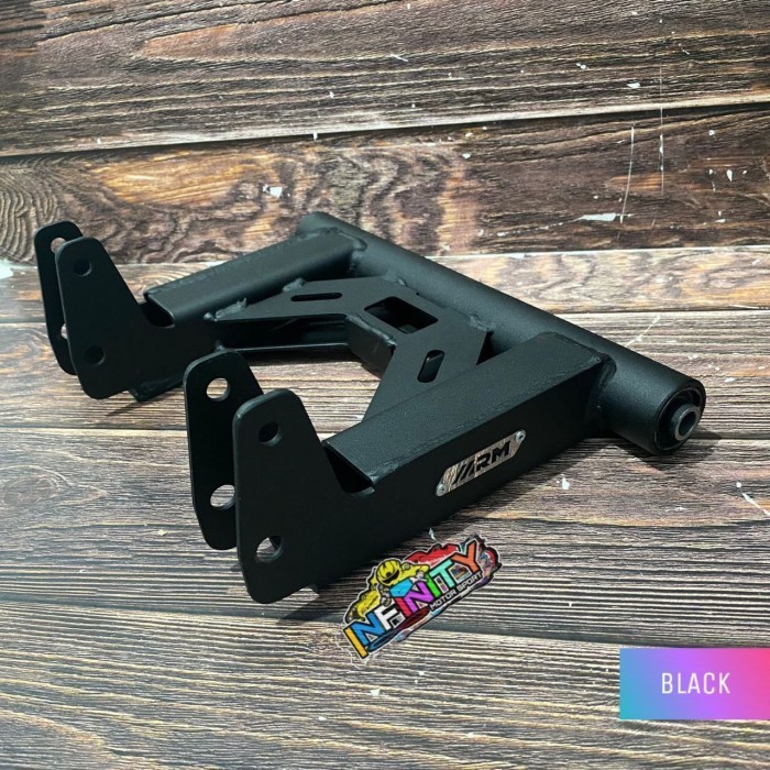 Engine Mounting Arm Aerox 155 New/Old-Nmax New 155 - Lexi Arumi Arm Black 5 Cm Motor
