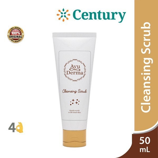 Ayu Derma Cleansing Scrub 50ml / Scrub / Face Scrub / Pembersih Wajah / Facial Wash / Facial Foam