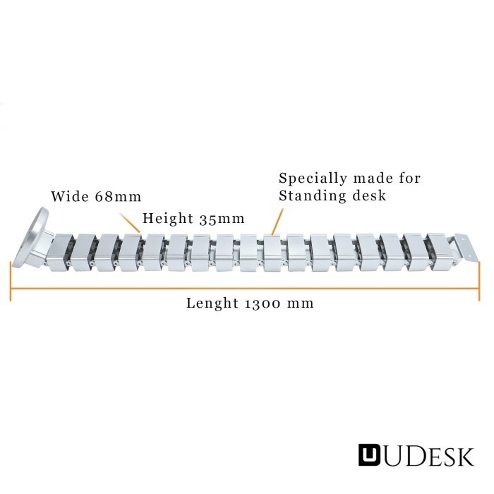 

Cable Chain Protector And Management Sit Standing Electric Desk- Udesk