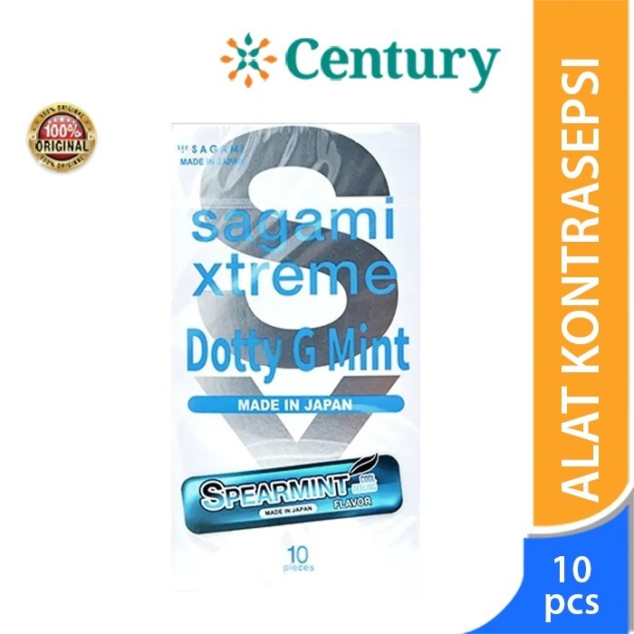 SAGAMI XTREME DOTTY G MINT ISI 10/ PRIA DEWASA / ALAT KONTRASEPSI