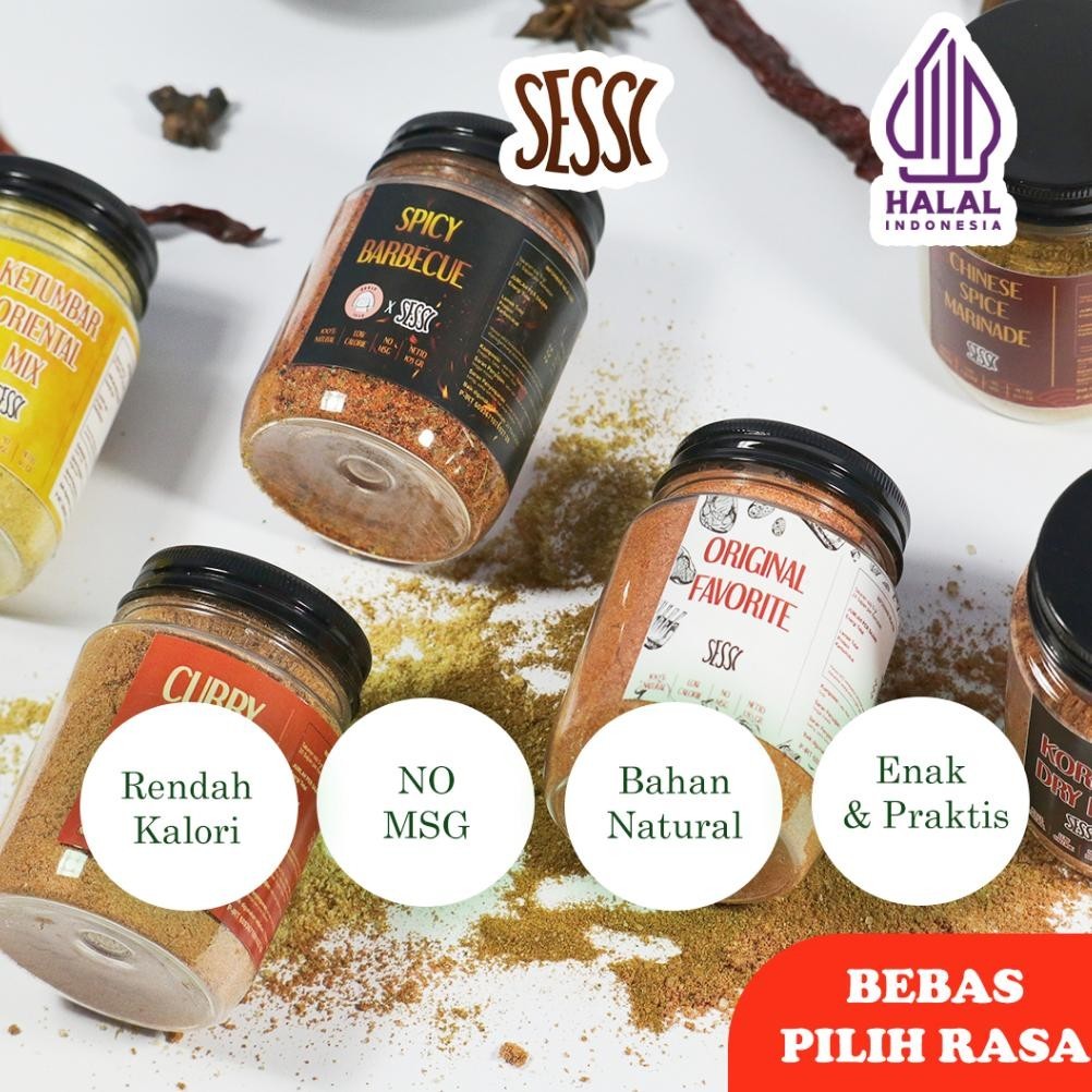 

gh-45 Bumbu Marinasi Sessi Paket 4pcs Termurah (Bebas Pilih Rasa) Sale