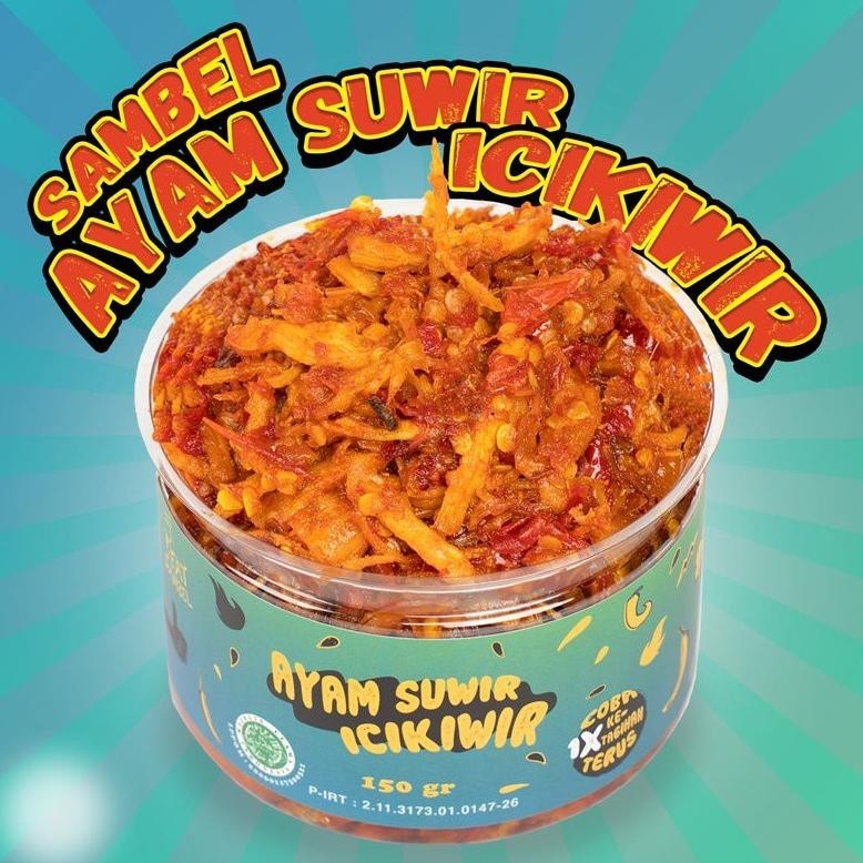 

uj-32 Eat sambel Sambal Viral Enak Cumi Ciamik Ayam Suwir Acikiwir eatsambel Sale