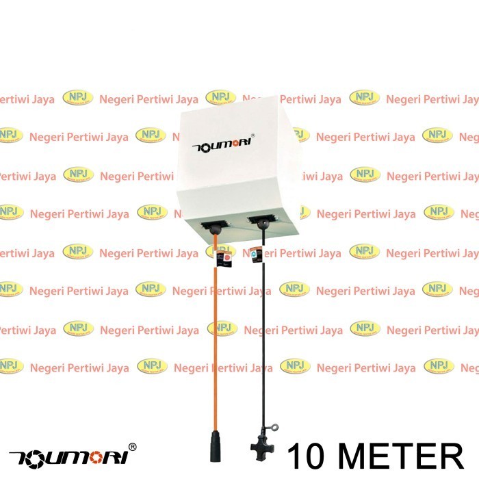 Toumori 10 Meter Energy Box 1 Air Hose + 1 Cord Reel - Selang Pu
