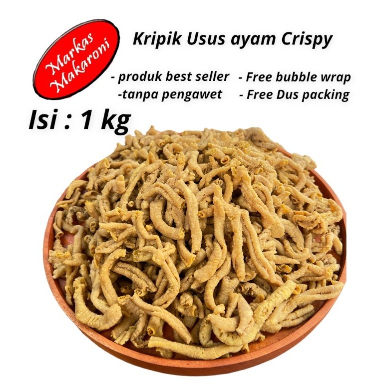 

BERKUALITAS kripik usus crispy 1kg