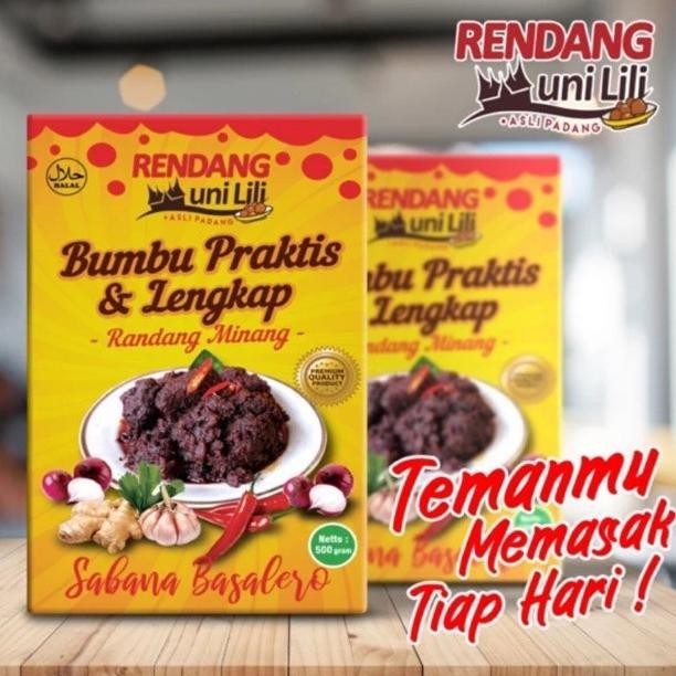 

NEW PRODUK BUMBU RENDANG PRAKTIS & LENGKAP RENDANG UNI LILI !!!!!