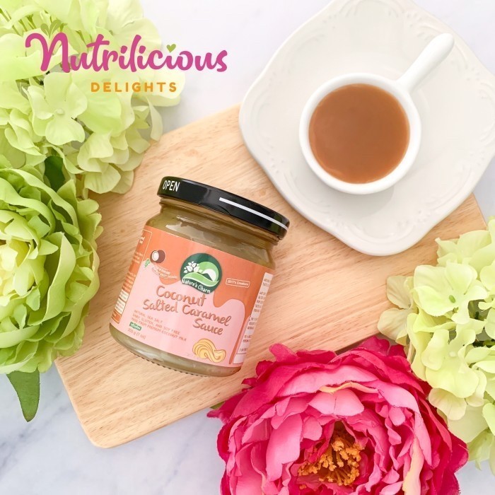 

Coconut Salted Caramel Sauce 200 Gr Nature's Charm Selai Vegan K02