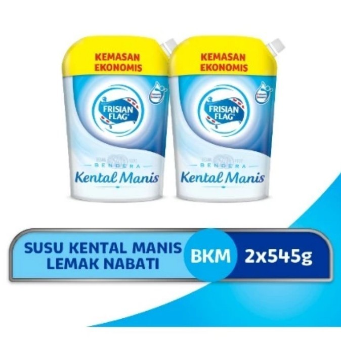 

Silahkan Order] PAKET ISI 2 pcs FRISIAN FLAG bendera kental manis pouch 545 ml