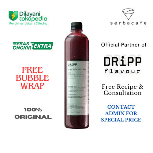 

Dripp Fruit Pulp Mixed Berry (760 ml)