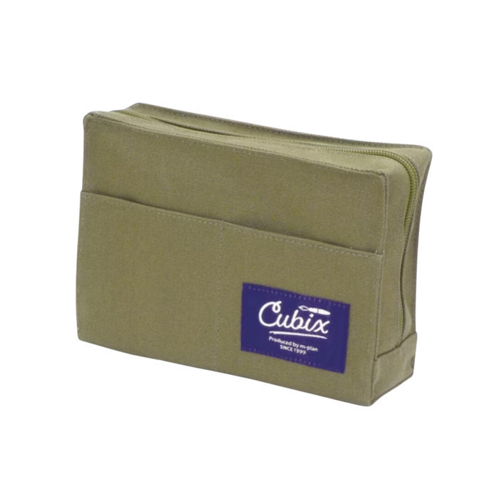

M-PLAN CUBIX PENCIL CASE CANVAS LARGE KOTAK PENSIL KANVAS POUCH