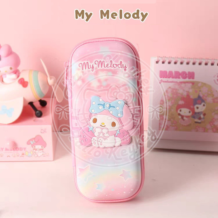 

TEMPAT PENSIL HARD CASE MELODY KUROMI CINNAMOROLL ORIGINAL SANRIO